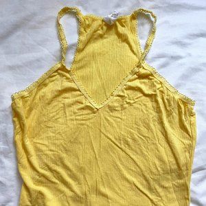 Cute Yellow Summer Tank